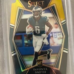 DeVonta Smith Select Rookie Card